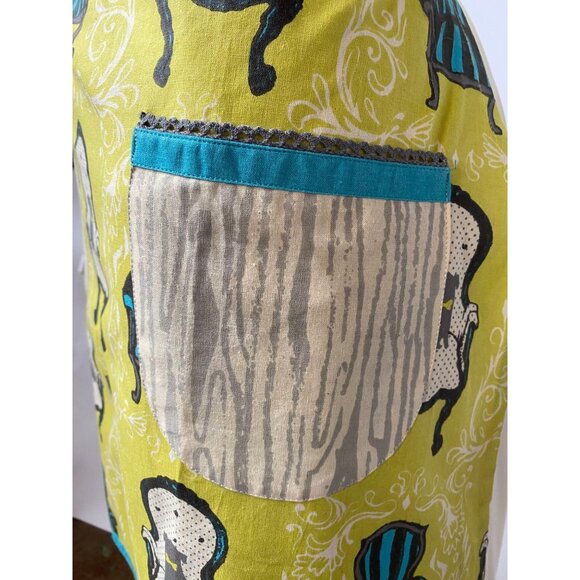 Chair Motif Bib Apron By Sarah Watts - New - Picture 9 of 16